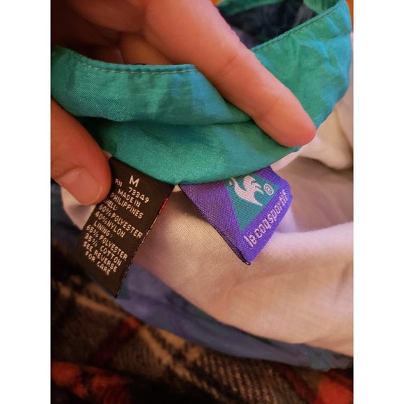 90s Blue and Green‎ Wind Suit - Picture 5 of 5